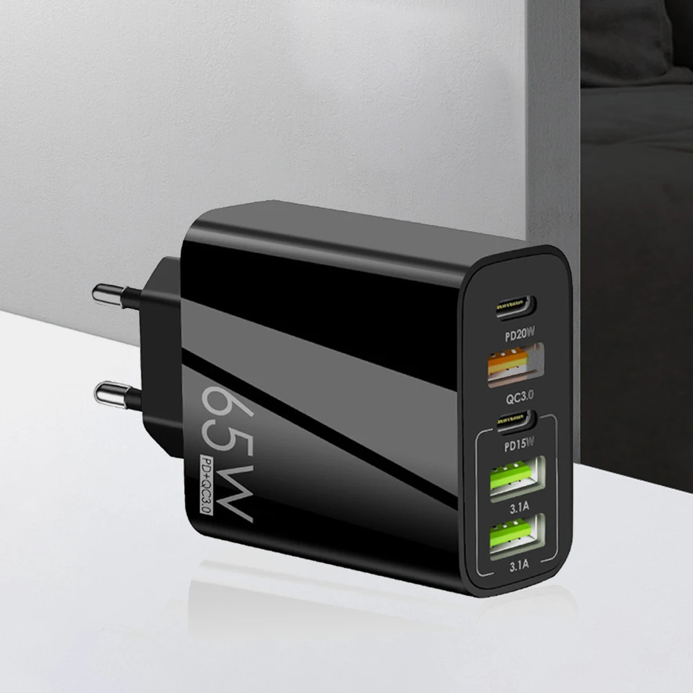 ޴   PD Ÿ C + QC3.0 USB + 3.1A USB 65W  , ȭ Ｚ е  繫 Ȩ, 5 Ʈ