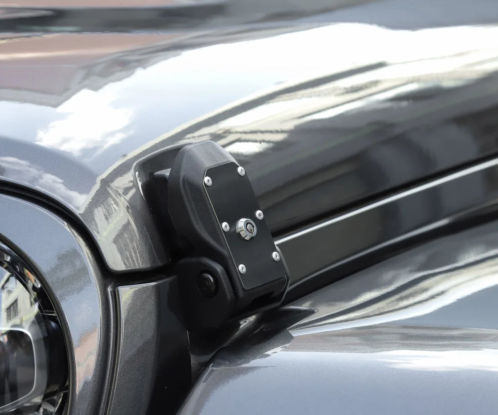 金属 エンジン フード ラッチ ロック キャッチ キット 適用: ジープ/JEEP ラングラー JK アンリミテッド ルビコン 2008-2017 レッド・ゴールド AL-JJ-0028 AL LESANGBAIHUODIAN 1 ペアロックフードキャッチラッチキーキット ABS +