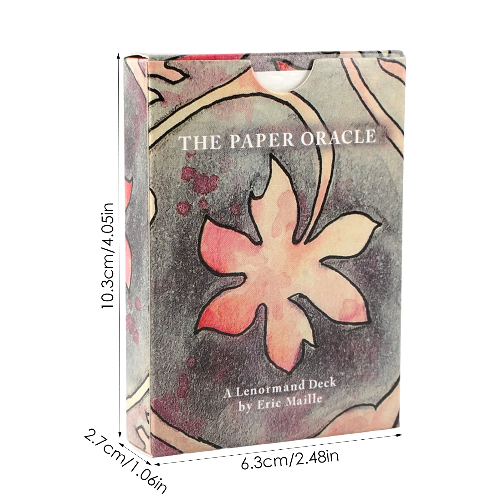 Tarot Oracle Card Mysterious Divination Tarot Card Female Girl Card Game English Playing Cards The Paper Oracle Lenormand Deck 6