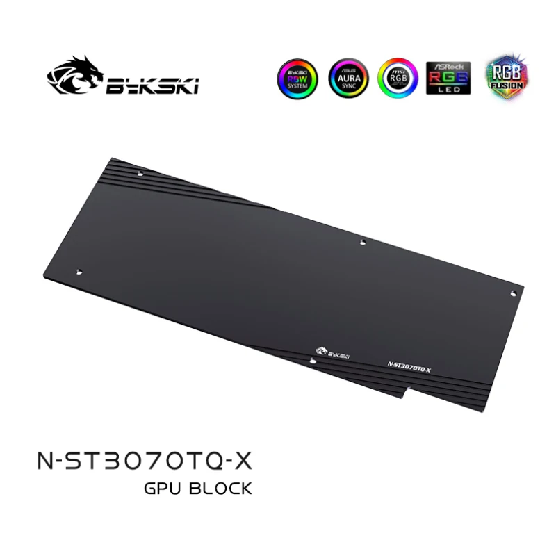 Bykski N-ST3070TQ-X GPU Water Block Use for Zotac RTX 3060 Ti 3070
