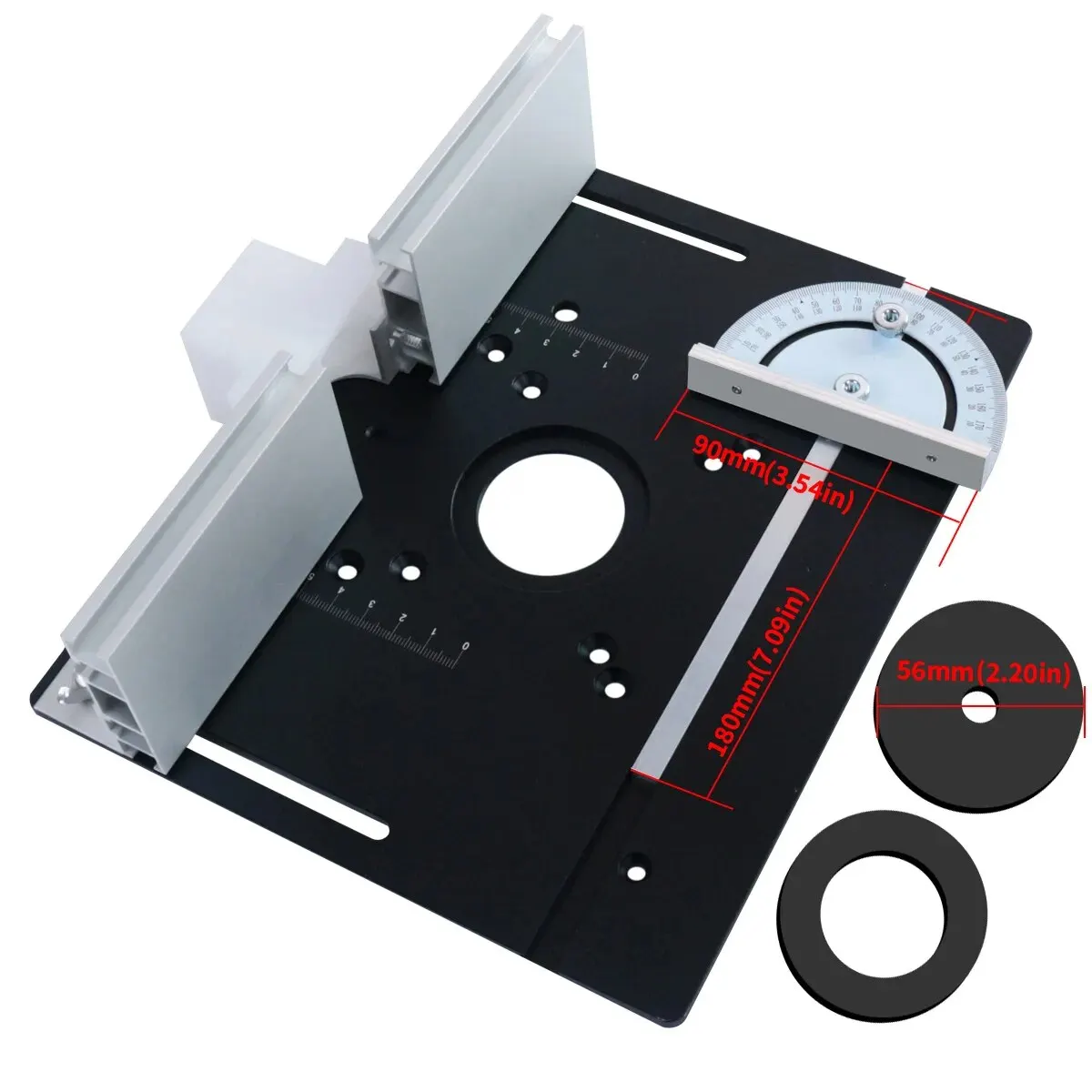 طاولة توجيه الألومنيوم متعددة الوظائف، لوحة إدراج...