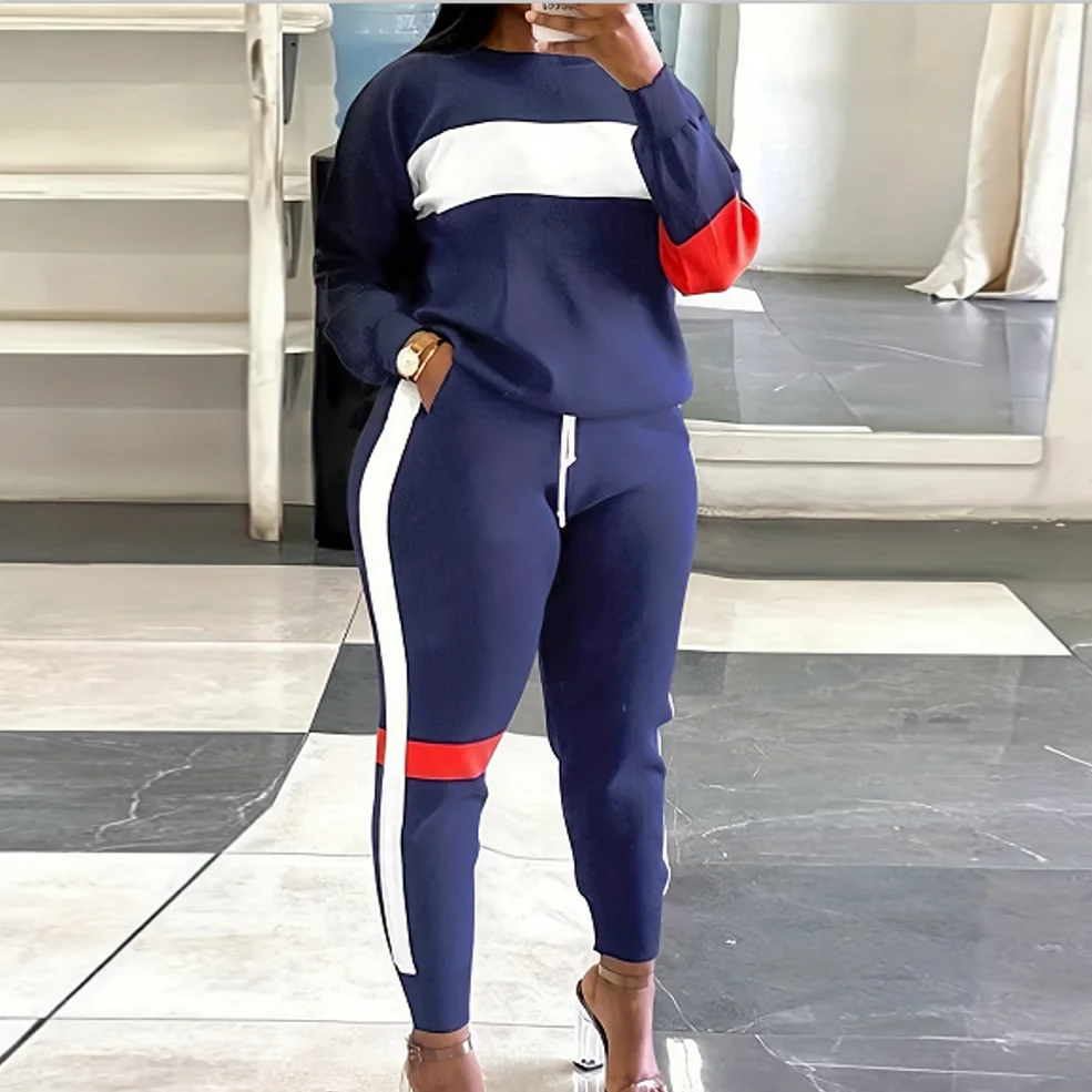 

2 Piece Set Women Dashiki African Clothes 2023 Autumn Winter New Fashion Long Sleeve Top And Pants Suit Party Lady Matching Sets