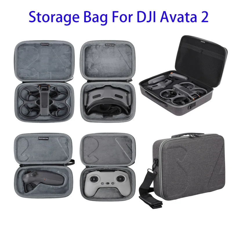 Storage Handbag for DJI Avata 2 Case Goggles 3 Portable Carrying bag for DJI Avata 2 FPV Drone Accessories Kit Shoulder Bag drone accessories drone storage bag drone storage case