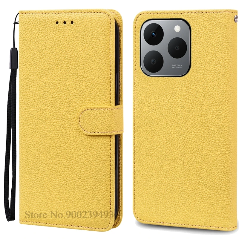 Luxurious Leather Flip Wallet Case - Protective Book Cover and Shell