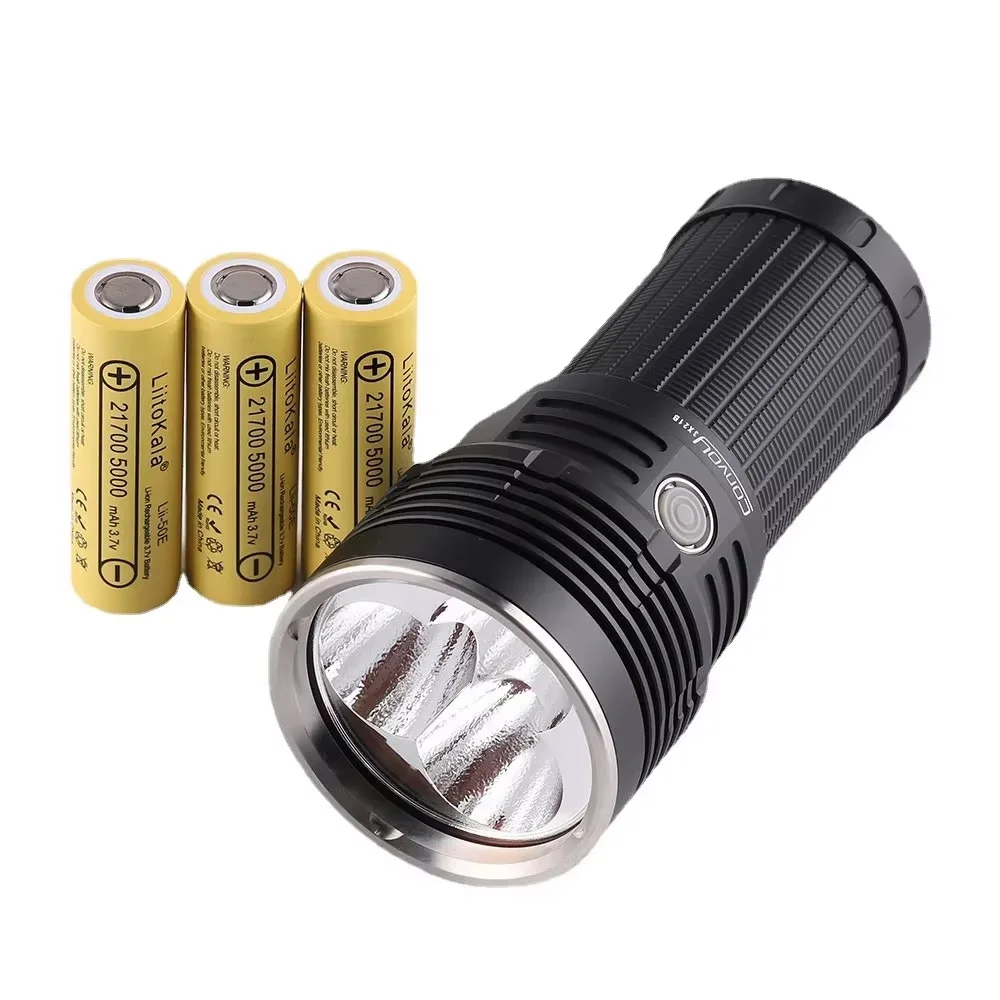 Convoy 3X21B 12000LM Rechargeable LED Flashlight 3*XHP70.3 HI 21700 Powerful Torch Light for Rescue Search Camping