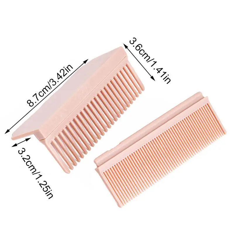 Flat Iron Comb Barber Hair Comb for Straightening Hair Straightening Lazy Tool with Dense Teeth for Home Dormitory Travel