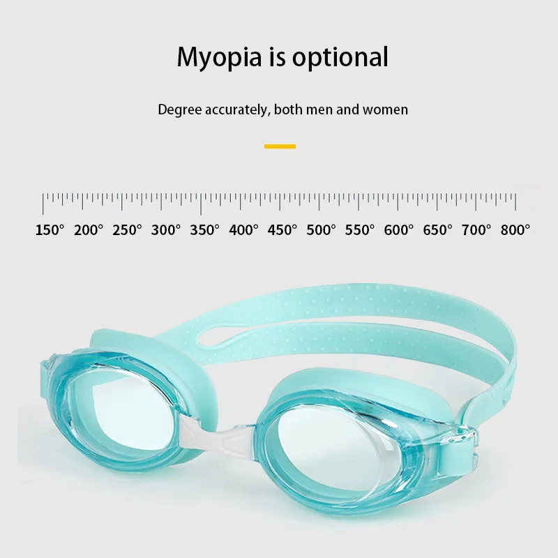New Myopia Swimming Goggles HD Waterproof Anti-fog Soft Myopia Fashion Swimming Glasses Men's and Women's Pool Accessories 5
