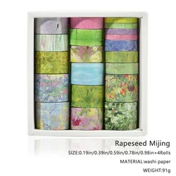 Vintage Washi Tape Set - 20 - Piece Decorative Scrapbooking and Journaling Supplies (Youcaimijing)