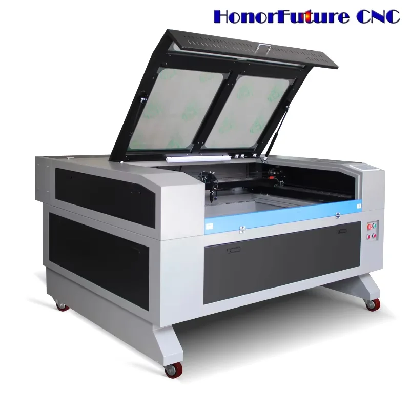 Hoge Standaard CO2 Lasersnijmachine Lasersnijder voor Niet-metalen Leer Hout Acryl MDF met 130*90 cm 60*90 cm Grootte