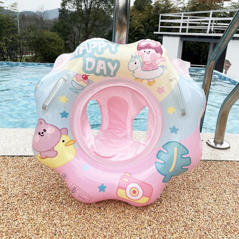 Flower Shaped Summer Swimming Ring Play Set for Kids/Friend/Family Play with 2 Flower Shaped Summer Swimming Ring Play Set for Kids/Friend/Family Play with 2