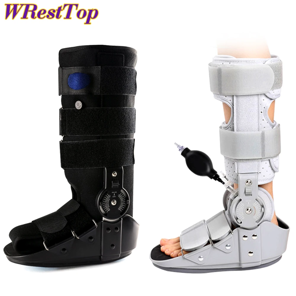 Walker Brace Rom Air Walking Frattura Boot Con Pompa Ad Aria Brace Per Stabilizzatore Piede Danneggiato Distorsione Alla Caviglia Punta Rotta Post Chi