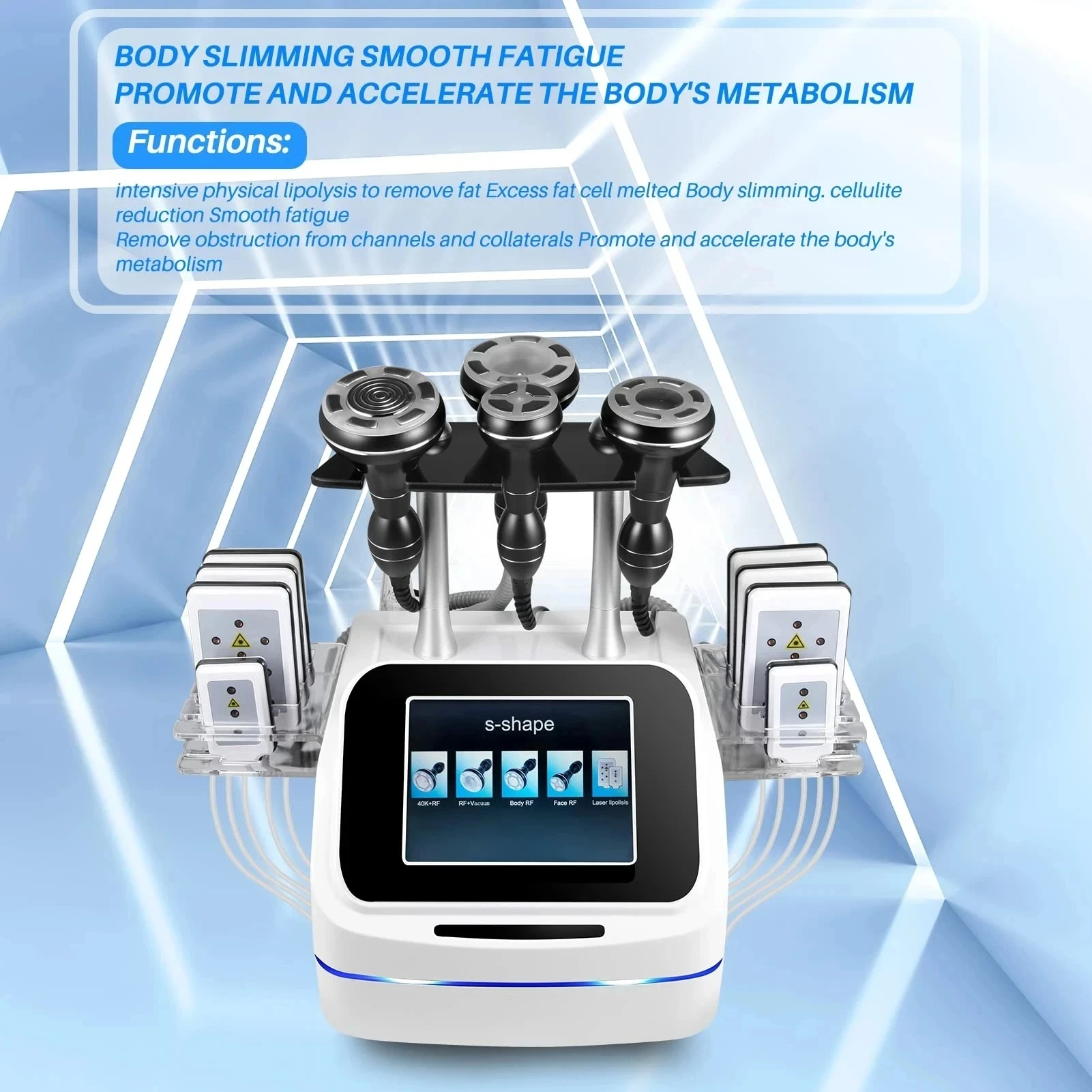 S-Shape Machine ボディケアマシン S Shape Machine - Enjoy Effective Body Sculpting & Facial