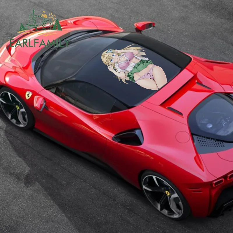 

EARLFAMILY 43 см x 24,9 см для сексуального боку Wa Tomodachi Ga Sukunai кашивазаки сена аниме автомобильные наклейки и украшения