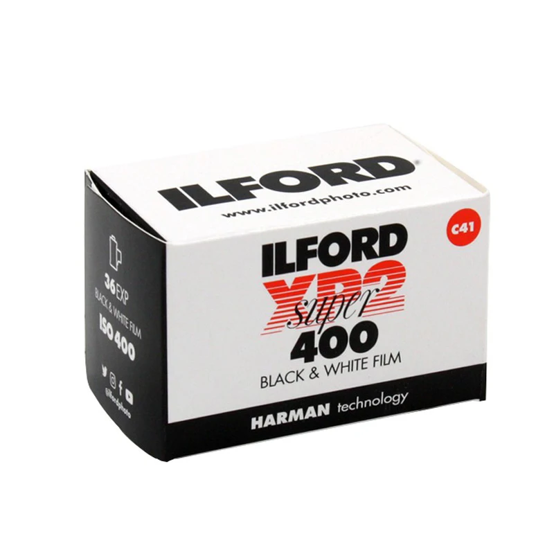 1/2/3/5/10 rotoli ILFORD XP2 SUPER 400 135 pellicola in bianco e nero C-41 sviluppo pellicola fotografica UK supporti stampabili originali