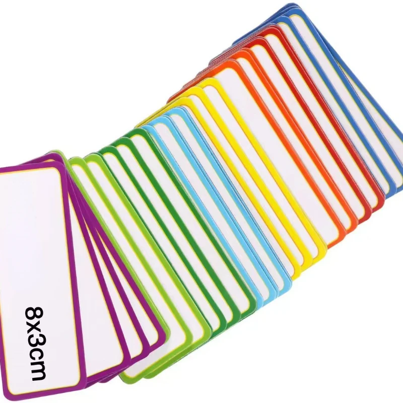 Etiquetas Magneticas Etiquetas Magnéticas Blancas Borrado En Seco 30 Unidades | Meses Sin Etiquetas Magneticas Para Escribir