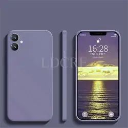 Liquid Silicone Protective Phone Case - Sleek and Durable Cover for A07 (Lavender Grey)
