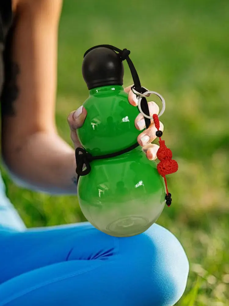 Vintage Chinese Retro-Inspired Gourd Water Bottle 800ML Large Capacity Water Kettle Gourd Sports Bottle Gifts for Men sports water bottle,portable water bottle,portable water jug
