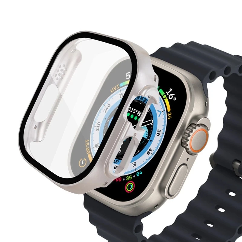 Cover Per Apple Watch Ultra Accessori Proteggi Schermo Per Pc Paraurti All-Around Serie In Vetro Temperato 8 Pro Apple Watch Case 49Mm