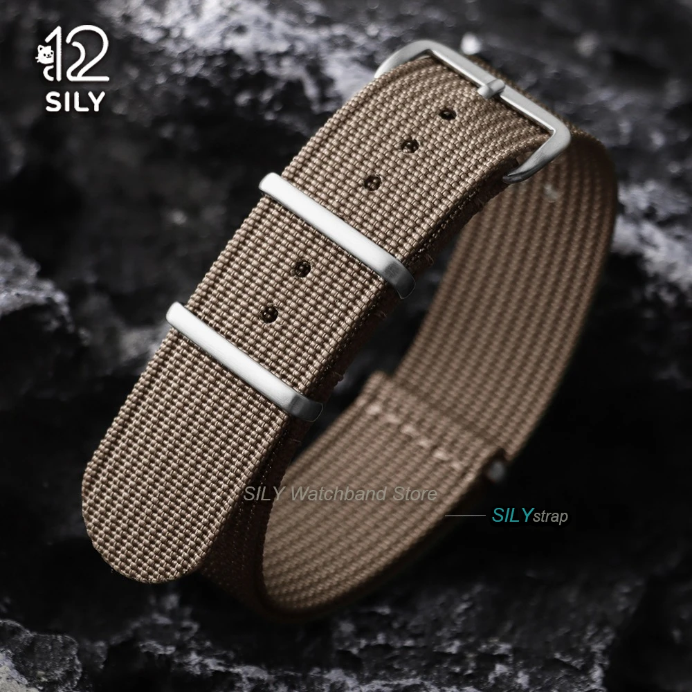 Military Nylon Watch Band - Universal Ribbed Weave Strap