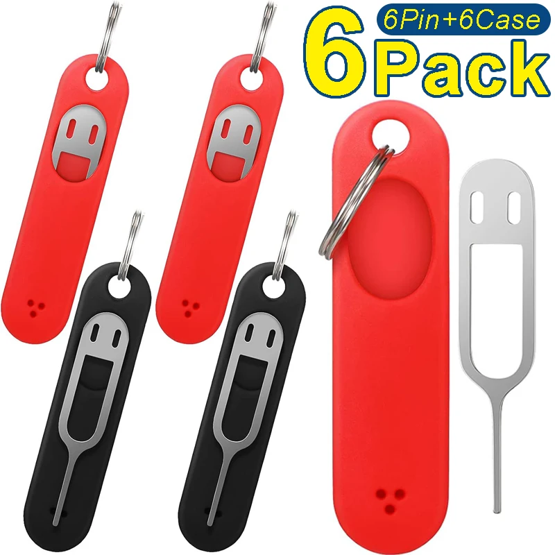 SIM Card Removal Tool with Case Sim Card Tray Opening Tool Eject Pins Needle Opener Ejector for iPhone 16 15 IPad Samsung Xiaomi