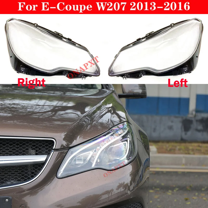 Car Headlight Cover Headlamp Lampshade For Benz Eclass Coupe W207 2013