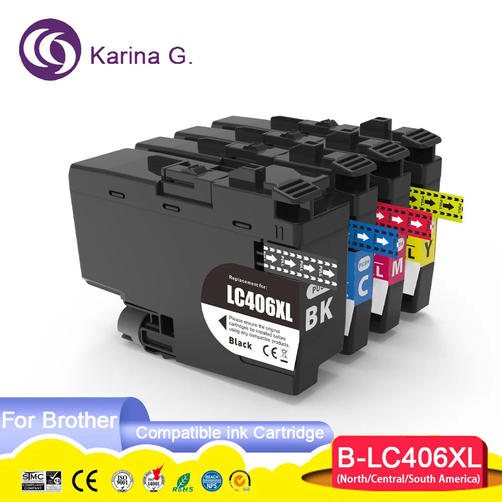 LC406XL LC 406XL Compatible Ink Cartridge For HL-JF1,MFC-J4335DW/J4345DW/J4535D