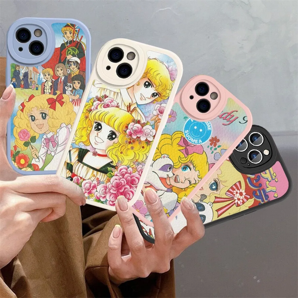 Anime Manga Candy Candy Phone Case In Pelle Dura Per Iphone 14 13 12 Mini 11 14 Pro Max Xs X Xr 7 8 Plus Fundas
