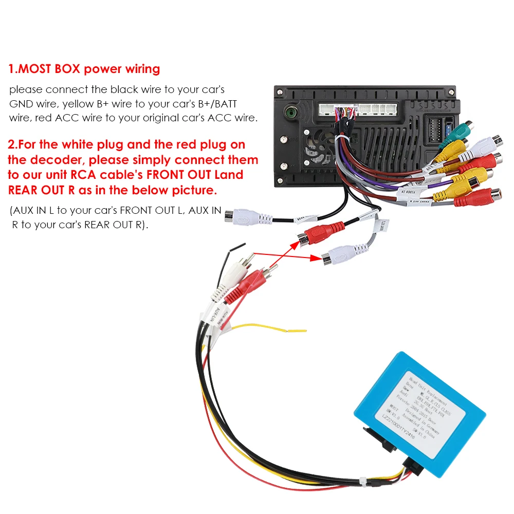 Hizpo Car Monitor Optical Fiber Decoder Only Fit For Mercedes Benz BMW Android System Car Radio Multimedia Players In Our Store car mp3 player
