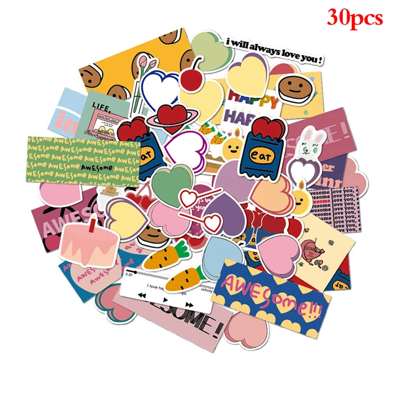 50pcs Vintage Valentine's Day LOVE Stickers For Notebook Laptop  Scrapbooking Material Adesivos Pink Stickers Craft Supplies Toys -  AliExpress