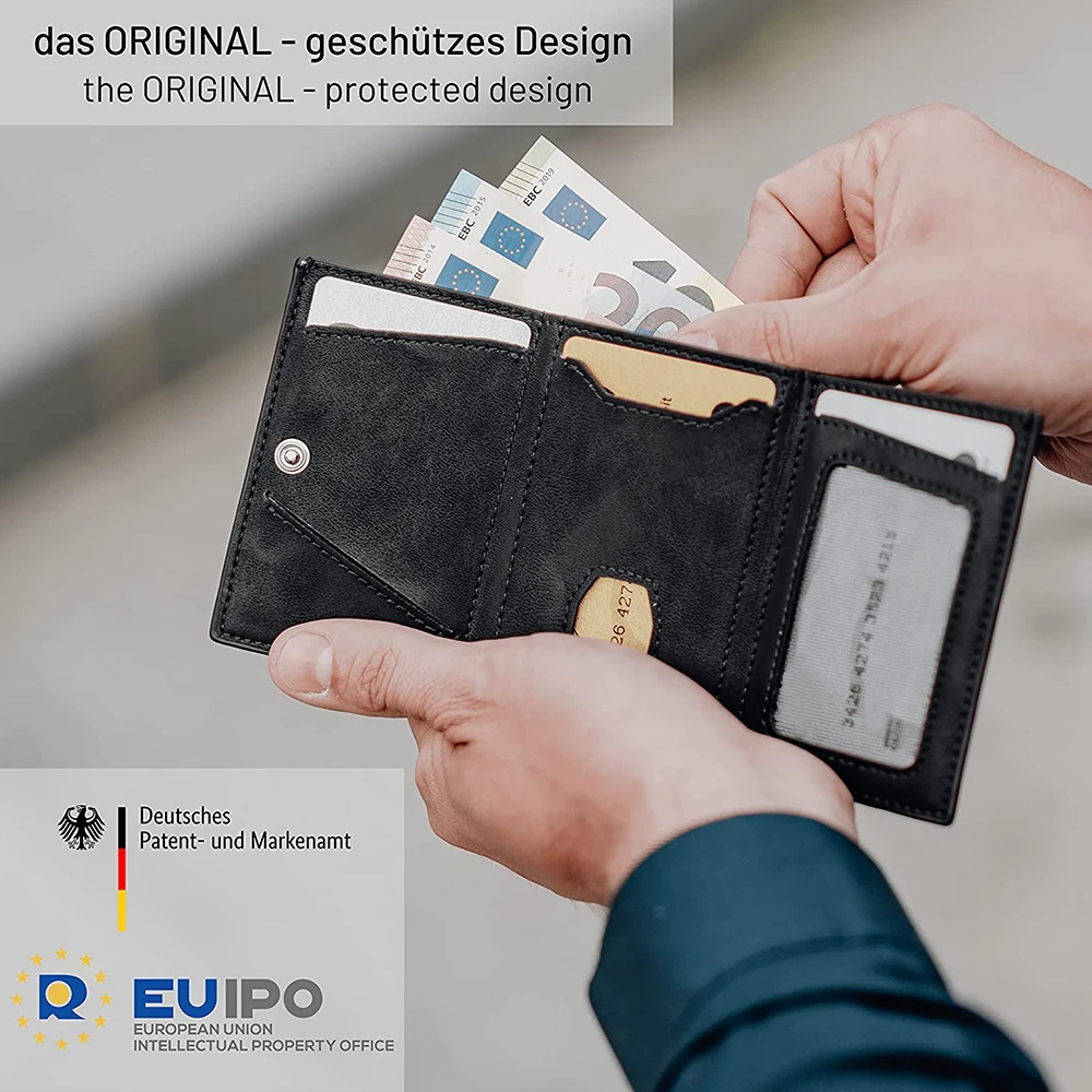 Cartera Ujer De Cuero PU, Billetera Grande Con Creallera, Onedero