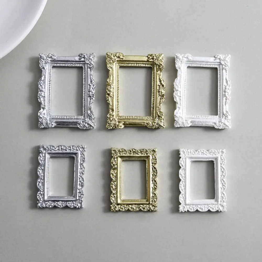 Mini Picture Frame Resin Fine Workmanship Small Size Miniature Photo Frames for Gift photo frame