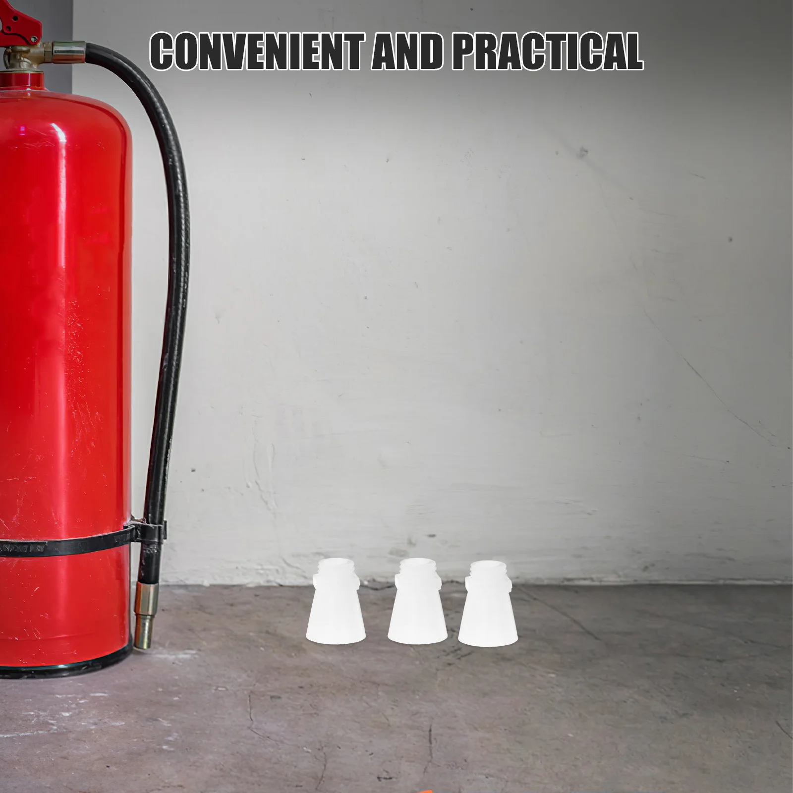 50 Pcs Fire Extinguisher Accessories Hose Nozzles Replaceable Parts Dry Powder Replacement Plastic
