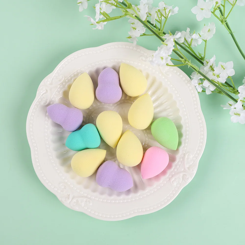 60pcs Mini Makeup Face Puff Dry Wet Use Sponge Cosmetic Tool Professional Foundation Powder Beauty Sponge Powder Eggs 3