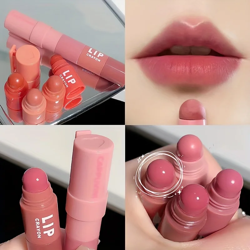 2024 New Lip Glaze Matte Velvet Crayon Lipstick Soft Lip Gloss Cosmetics Lip Tint set