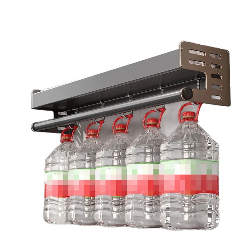 Gunmetal Wall Mounted Kitchen Rack 5