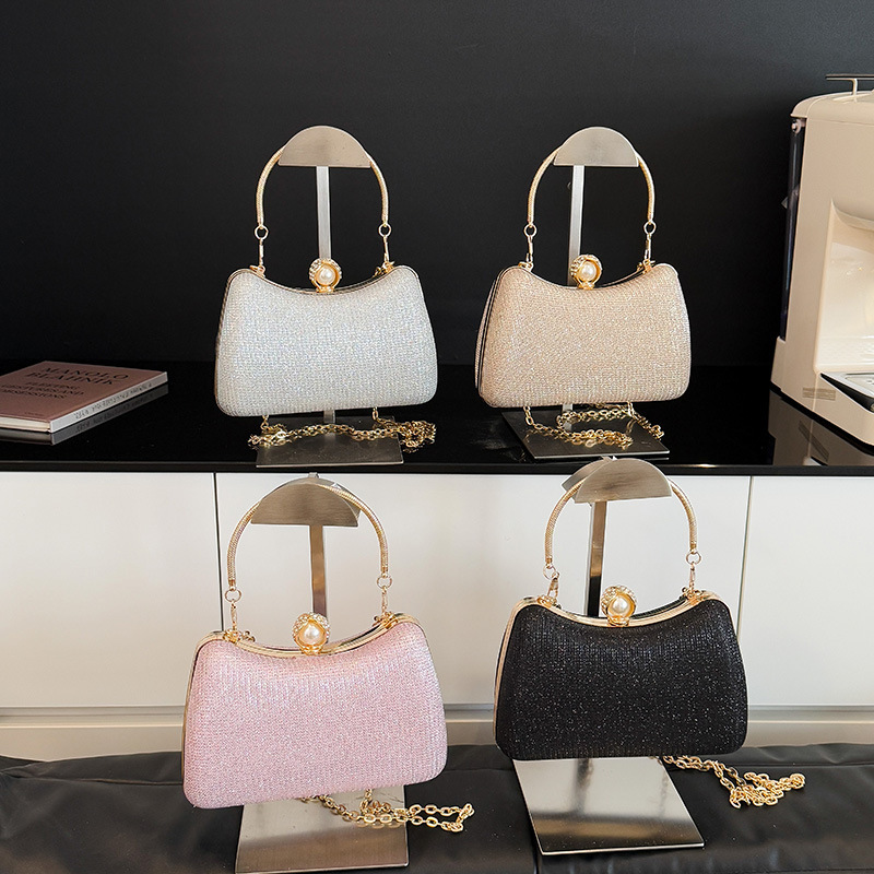 Trendy Glitter Evening Bag Women New Crossbody Shoulder Purse Small Fashion Clutch Bag