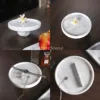 Simple Style Perfume Storage Tray Marble Material Round Light Luxury Home Decoration Art Photography Prop Jewelry Display Tray 5