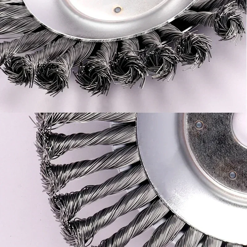 150mm Steel Wire Wheel Grass Trimmer Head For Lawn Mower
