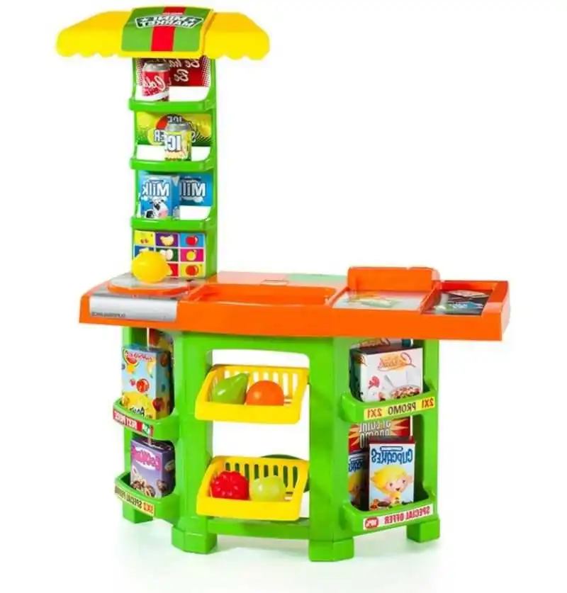 Supermercado Infantil verde Molto|Juguetes de cocina| - AliExpress