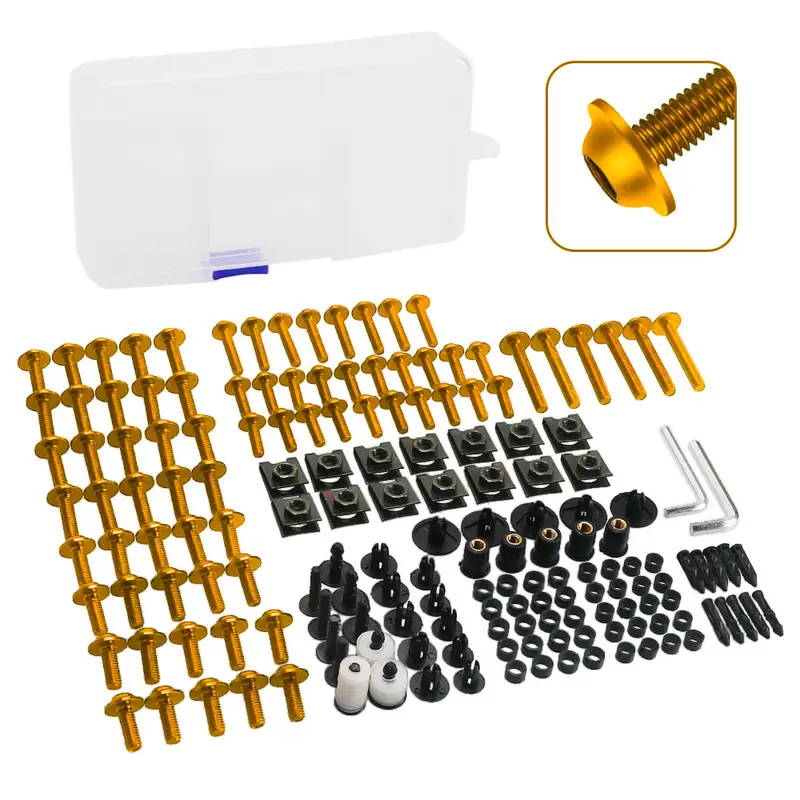 FOR HONDA CBR125 CBR125R CBR150R CBR25 CBR250R CBR250RR CBR300R Motorcycle Complete Full Fairing Bolts Kit Screws Nuts Clips - Image 11