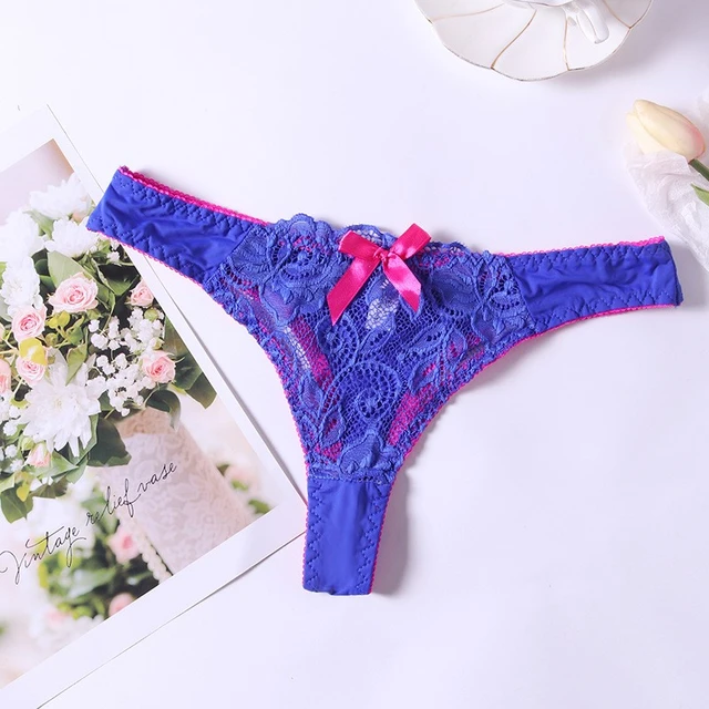 Beautiful Lace Women's Sexy Lingerie Thongs G-string Underwear Panties  Briefs Ladies T-back Low Waist Open Crotch Panties - Panties - AliExpress