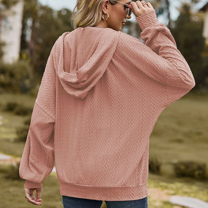 Hooded Women Hoodies Pink Ladies Jacket Zipper Sweatshirts Korean Streetwear Long Sleeve Outfit Y2K Woman Clothing Sudaderas