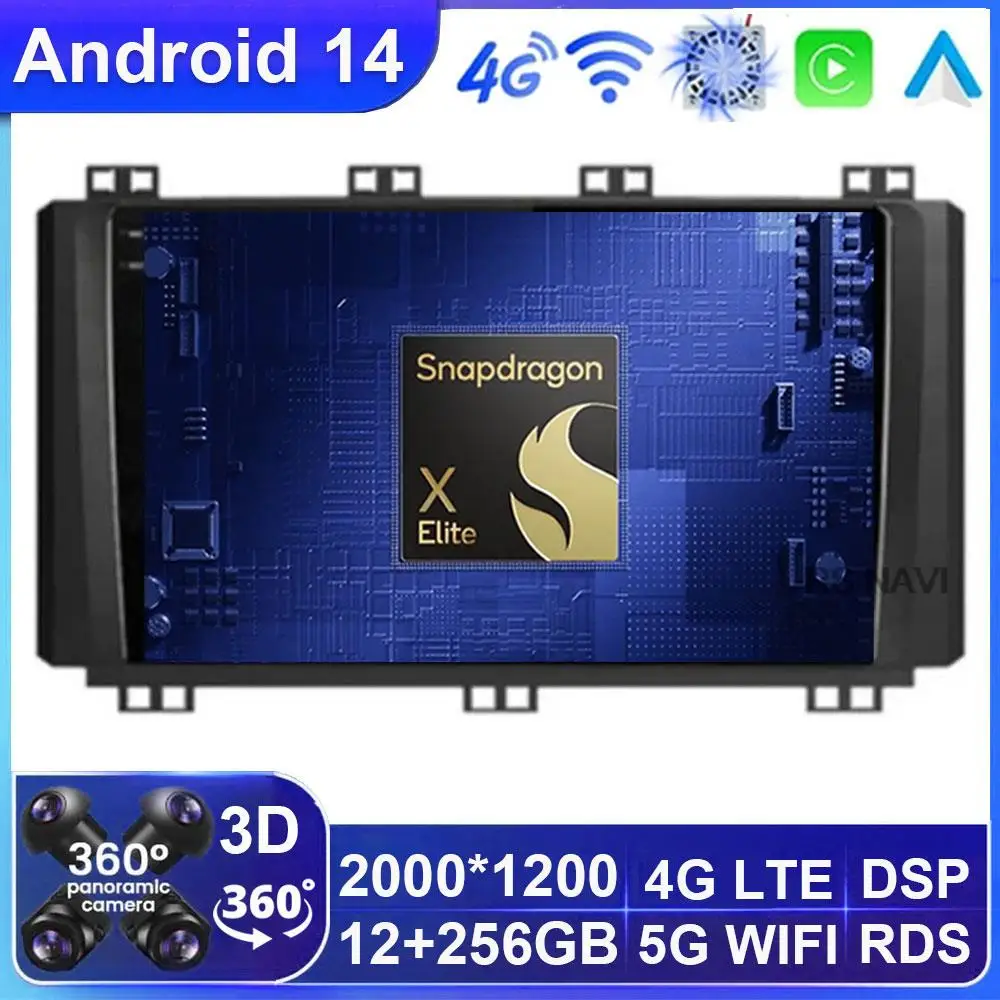 

Автомагнитола на Android 14 для Seat Ateca Cupra 2016- 2021, мультимедийный видеоплеер с GPS-навигацией, 4G Carplay, автомобильная стереоголовка NO 2 Din