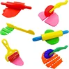 Children DIY Plasticine Mold Modeling Clay Accessories Play Dough Tool Kit Plastic Set Knife Mold Kids Educational Toys Gifts 2