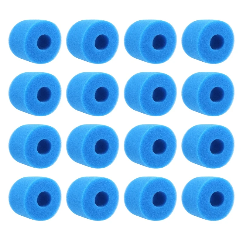 16Pc Per Intex Pure Spa Cartuccia Filtro Per Vasca Idromassaggio In Schiuma Lavabile Riutilizzabile Tipo S1