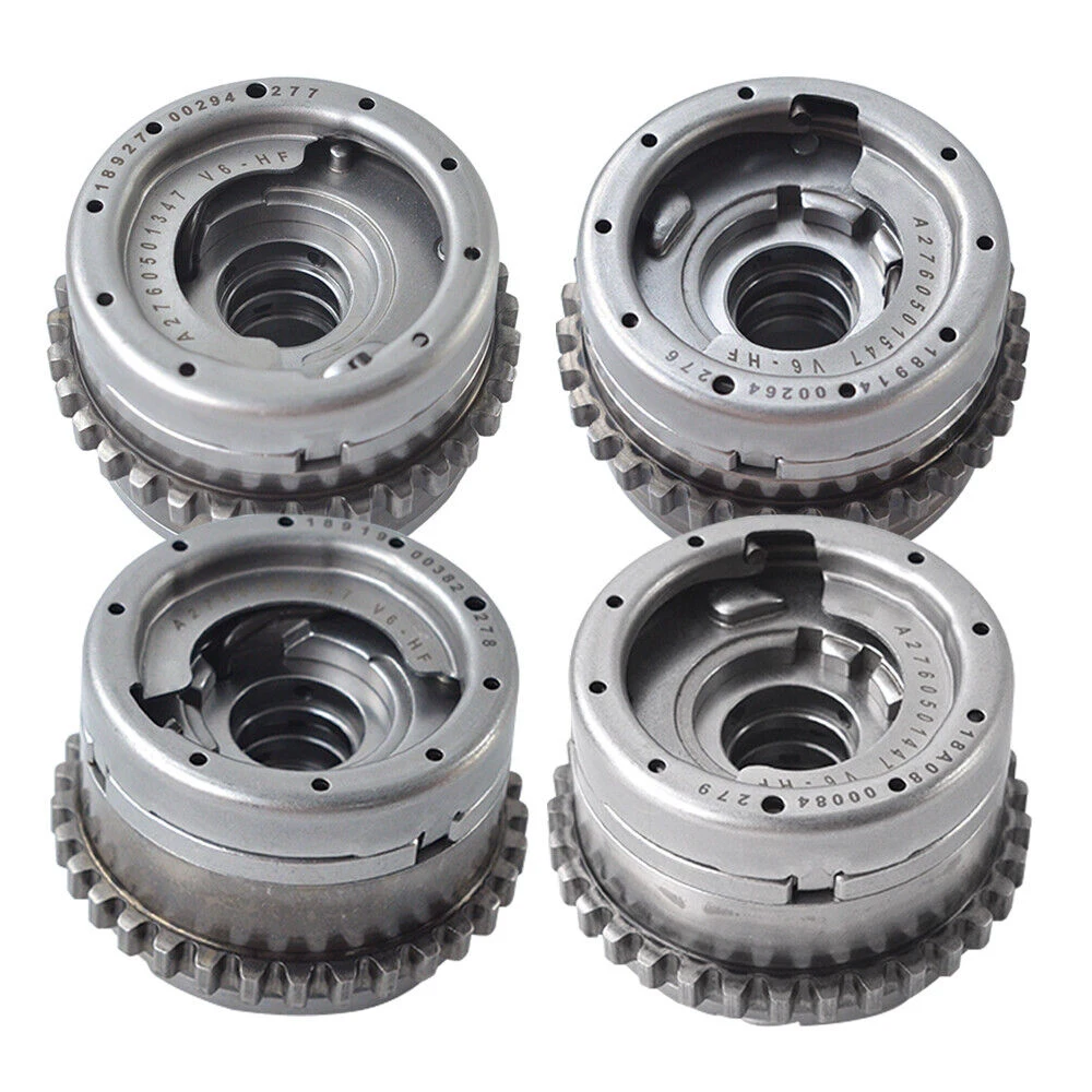 

4pcs 2760501347 A2760501347 2760501447 A2760501447 Intake & Exhaust Camshaft Adjuster for Mercedes-Benz E350 C350 ML350