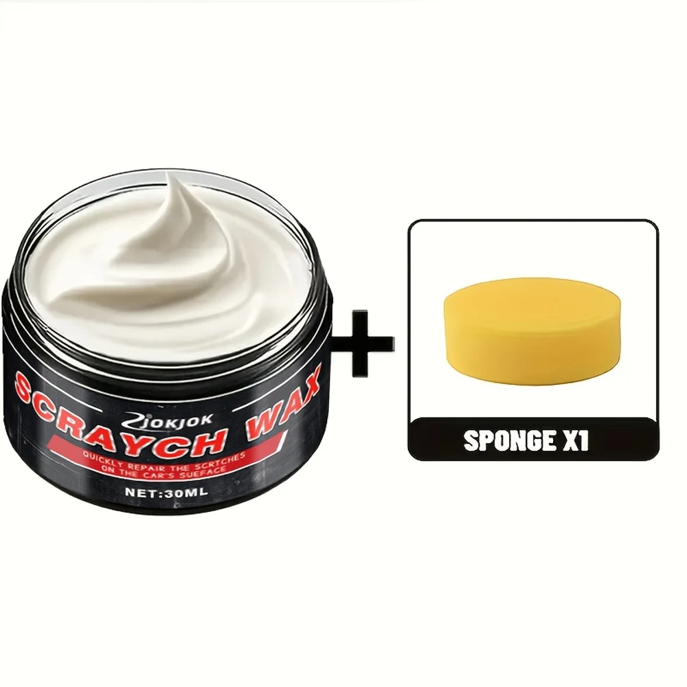 JOKJOK All-in-One Scratch Remover for - Quick Repair Paint Polish Wax & Scratch Removal Cream, Formula for Scratches, Car Polish