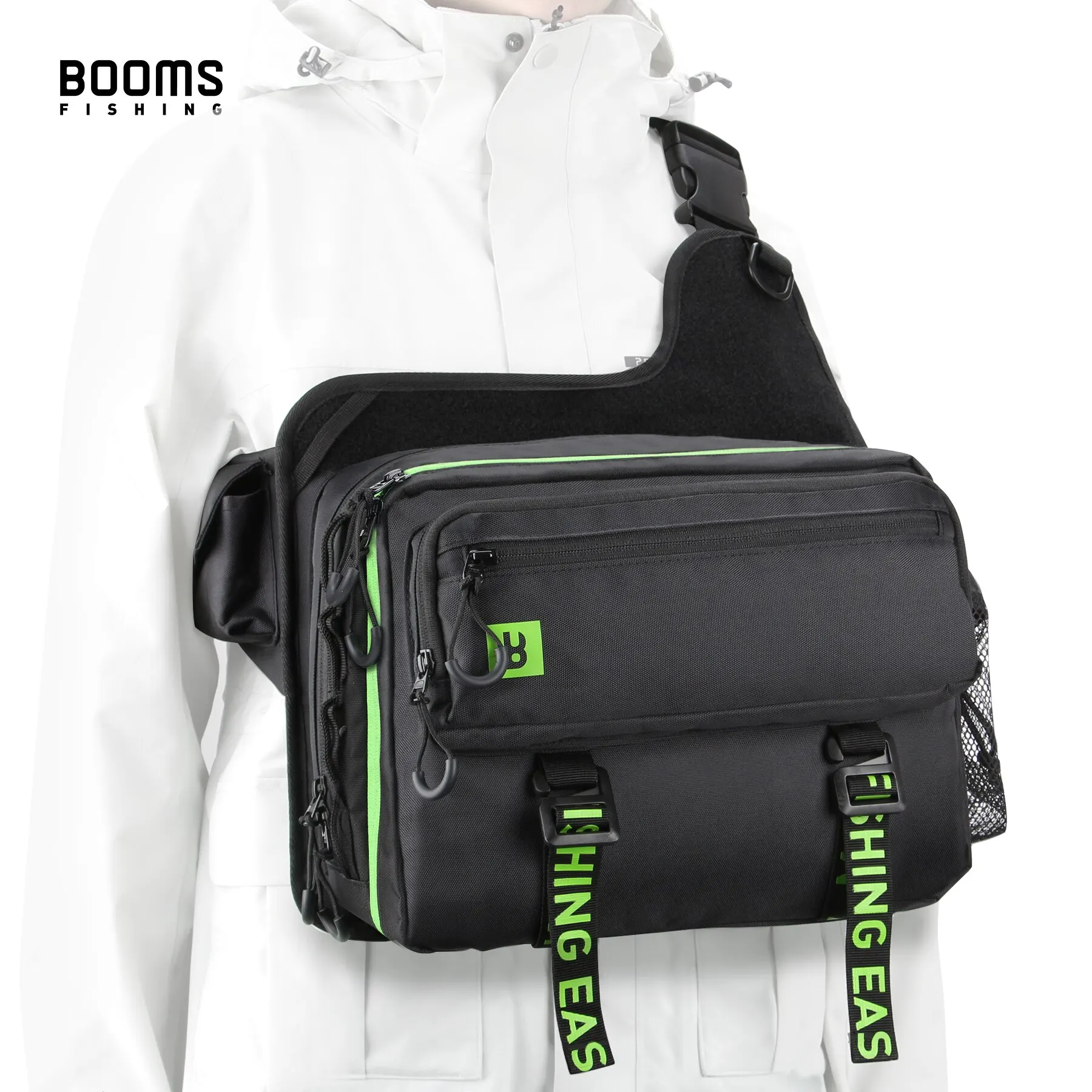 Sac de pêche Booms Fishing IB1 grande capacité pour matériel carpe mer eau douce équipement professionnel