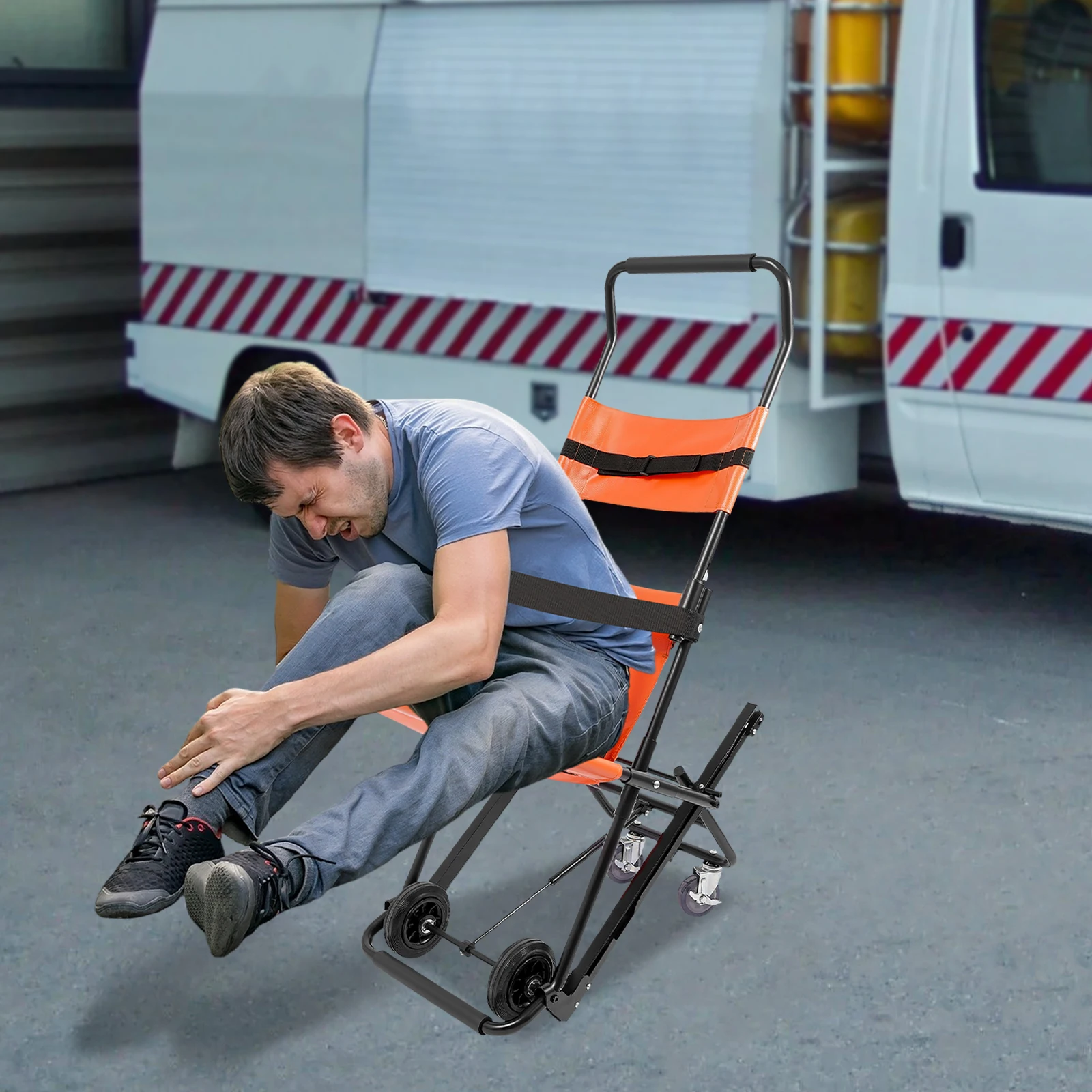 Manual Stair Transfer Chair 2