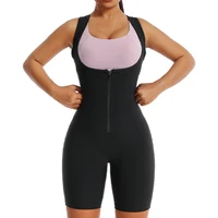 Body de Sauna thermique pour femmes, combinaison une pièce, vêtements modelants, Fitness, entraînement, transpiration, modelant le corps, cuisses, short 4